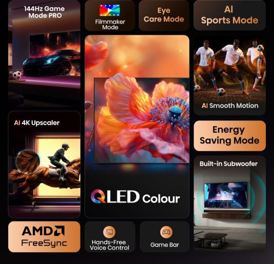 HISENSE Televizor 98E7Q 98" QLED VIDAA - slika 5