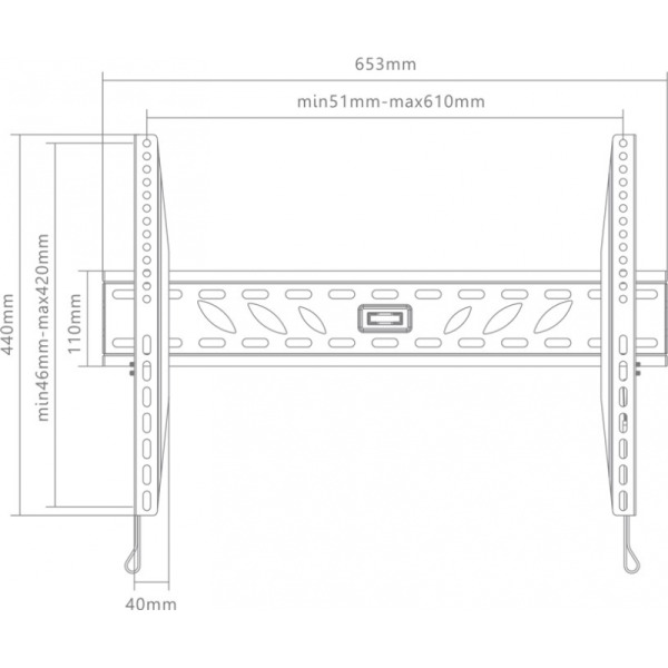 Gogen Nosilec za televizor GOGDRZAKFIXXL2